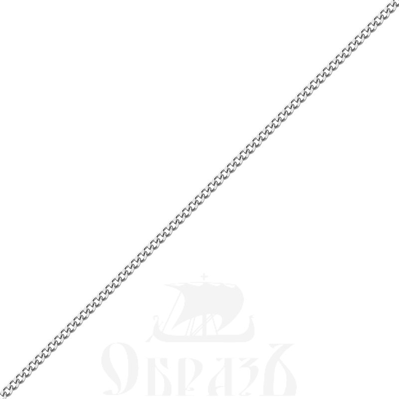 цепь плетение "панцирное" с алмазной огранкой серебро 925 пробы (арт. 9007040)