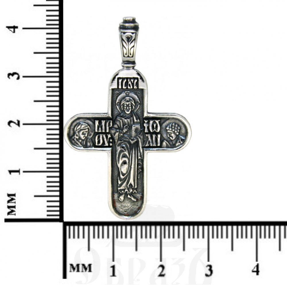 крест «господь вседержитель, архангел михаил», серебро 925 проба (арт. 30-489-сч)